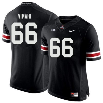 NCAA Ohio State Buckeyes Men's #66 Enokk Vimahi Black Nike Football College Jersey EEG8045XE